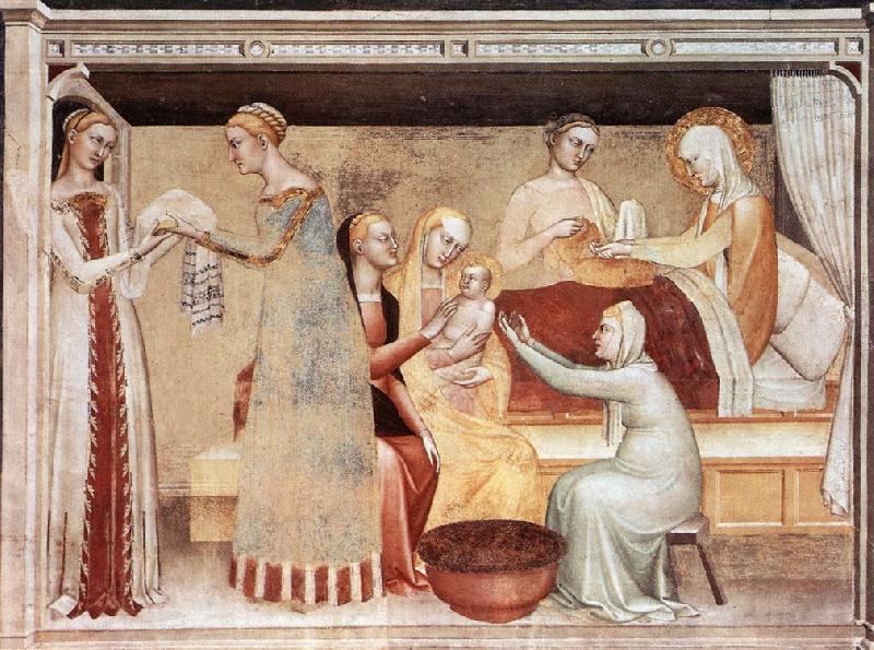 GIOVANNI DA MILANO The Birth of the Virgin sg